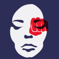 ‘Open your eyes - to women being abused’. Poster by Denitza Tchacarova, Bulgaria, 2013