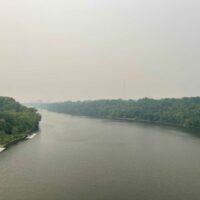 Smoke from Canadian wildfires has led to some of the worst air quality in recorded history in Minnesota. (Photo by Max Nesterak/Minnesota Reformer)
