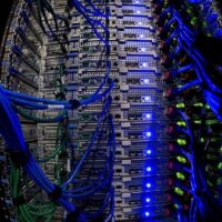 Servers and cables. Photo: Wikimedia Commons