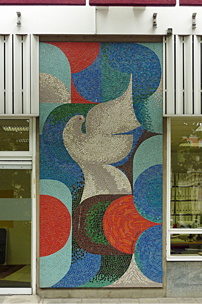 Ortraud Lerch, Friedenstaube (Peace Dove), 1977.