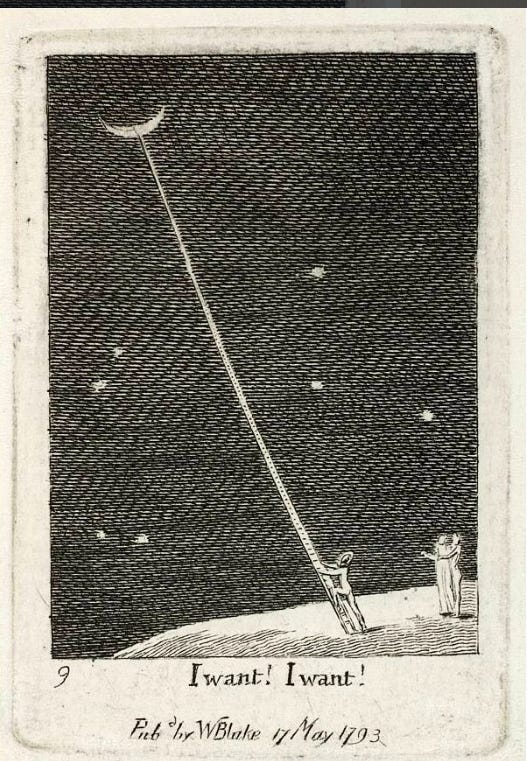 William Blake, “For the Sexes: The Gates of Paradise”; Copy F, Object 11; 1793; revised c. 1826-27; intaglio etching/engraving. © 2019 Henry E. Huntington Library and Art Gallery.