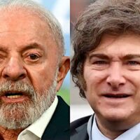 lula da silva and javier milei foto: AFP