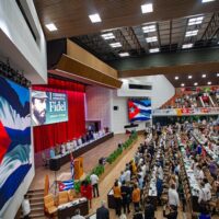The inauguration of the International Colloquim in honor of Fidel’s 100th birthday in Havana . Foto: Enrique González (Enro)