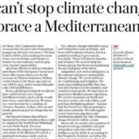 ‘Britain can’t stop climate change. Let’s just embrace a Mediterranean lifestyle’