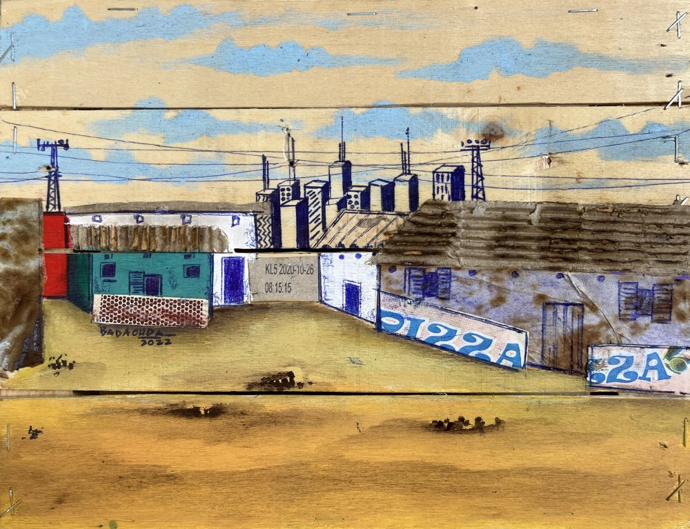 Daouda Ba (Senegal), Désordre Urbain XI (Urban Disorder XI), 2021.