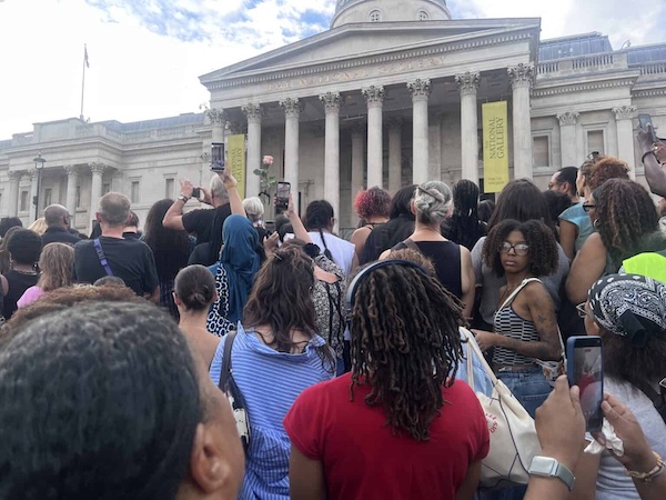 PROTESTORS ATTEND A VIGIL HELD FOR PROFESSOR JASON ARDAY AT TRAFALGAR SQUARE, LONDON (COPYRIGHT LEO ZEILIG, 2026)