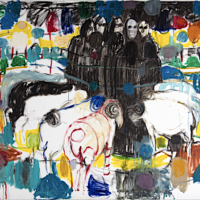 Misheck Masamvu (Zimbabwe), Behind Locked Doors Does Not Feel Safe Anymore, 2014.