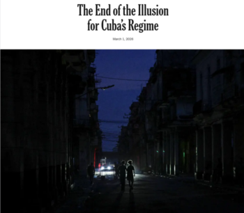 The “illusion” that Mauricio de Miranda Parrondo (New York Times, 3/1/26) celebrates Cuba losing is the notion that it’s possible for a small Latin American country to choose an economic system that Washington disapproves of.