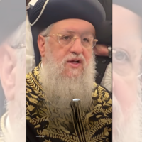 Israel’s Chief Rabbi David Yosef denied Palestinian peoplehood and rights while calling for Gaza’s destruction. (Photo: Video grab)