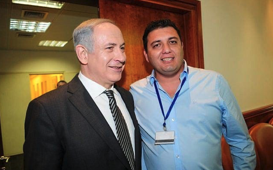 Benjamin Netanyahu with financial fraudster Pini Peter