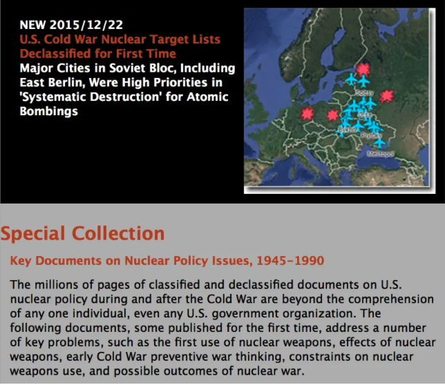 Cold War List