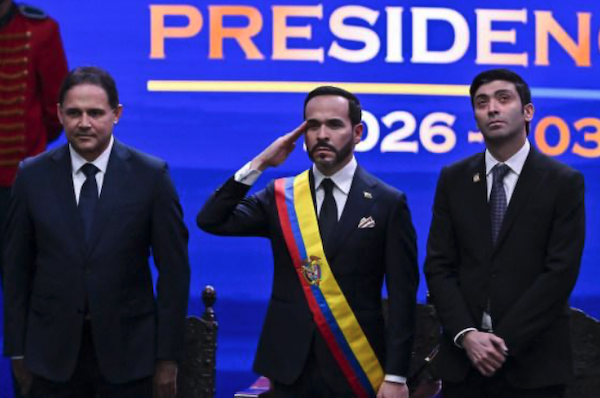 Abelardo de la Espriella is sworn in as president of Colombia in Cali, Colombia, in early August. [Source: nbcnews.com]
