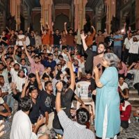 Delhi youth protest