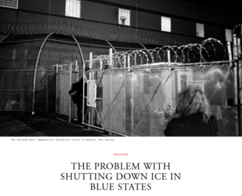 “Making it as difficult as possible for the agency to operate in their communities” is a mistake on the part of anti-ICE activists, the Atlantic‘s Nick Miroff (7/26/26) argues.