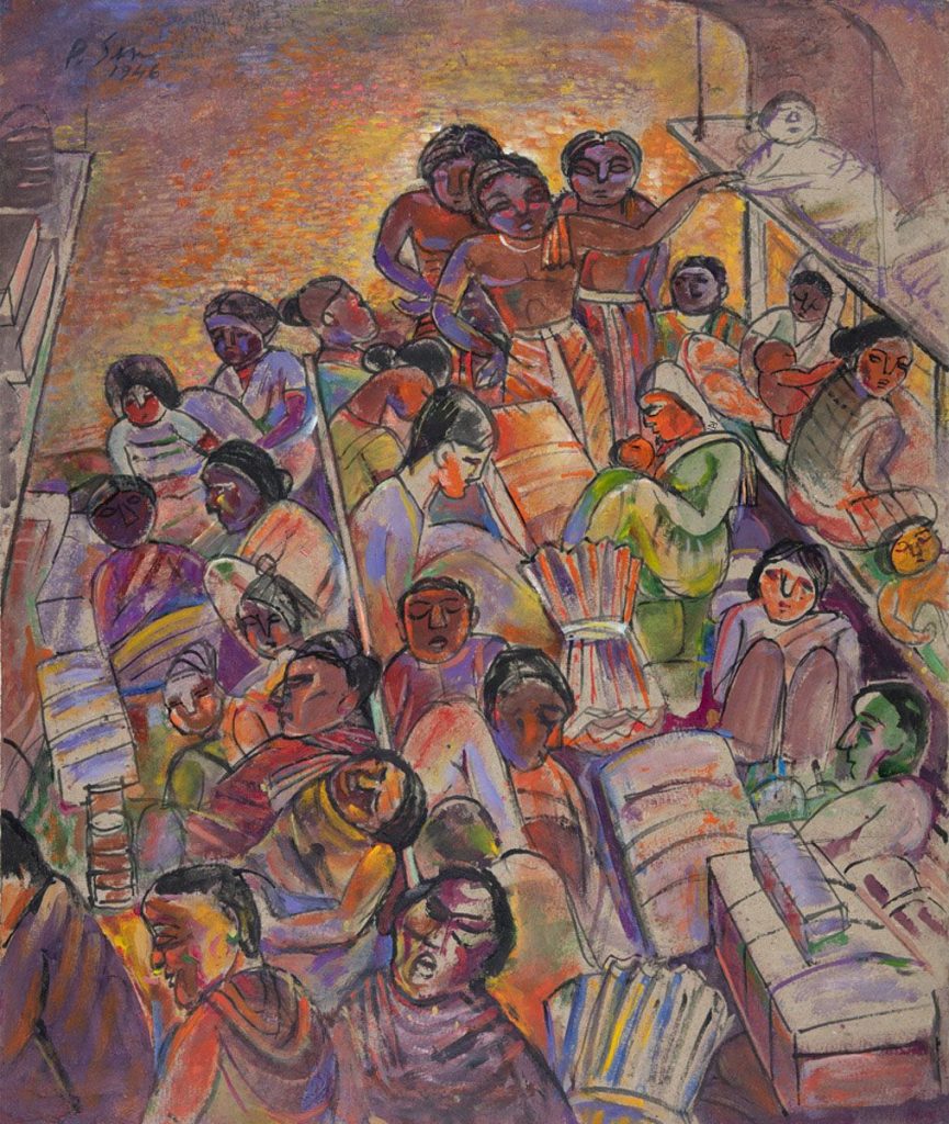 Paritosh Sen (India), Refugees, 1946.
