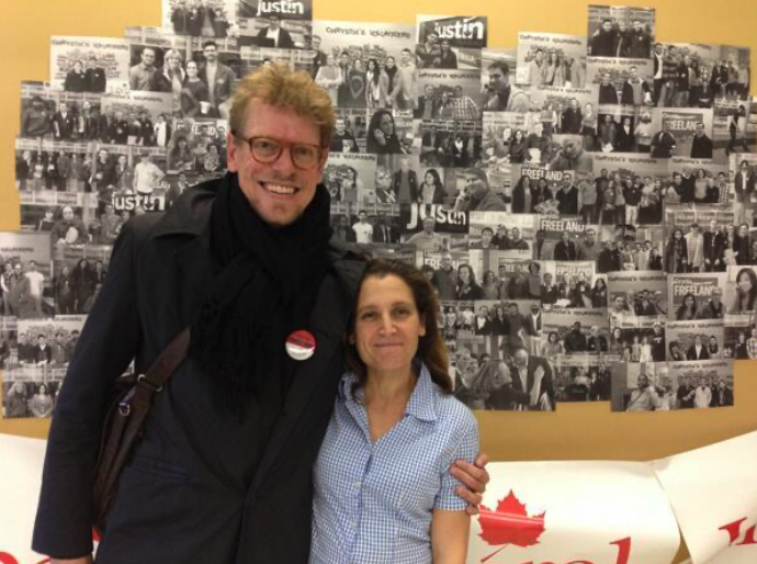 Lucan Way and Chrystia Freeland [Source: x.com]