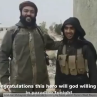 Abdullah Muhaysini blesses suicide bombing by Saudi teen in Syria's West Aleppo, 2016