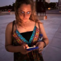 Havana, the author working in darkness. foto: Bill Hackwell