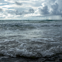 Stormy seas: CHROMORANGE / Bruno Kaegi / Alamy Stock Photo