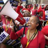 Despite spending billions to thwart unions there are times when workers win. A good example was the victory workers scored when the UAW struck all three auto giants to win the contract they are currently working under. Victories such as these are not something the union busters like to see.| AP