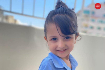 Nine-year-old Wafaa Akila was killed with her father in Gaza City on her first day of school. (Photo: via social media)