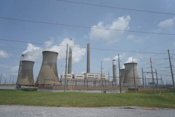 Georgia Power’s Plant Bowen, a coal-fired power station in Bartow County, Georgia, on July 28,2026. (Photo by Alander Rocha/Georgia Recorder)