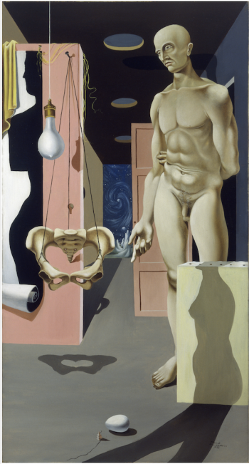 Filósofo desnudo en el espacio-tiempo, Philip Guston, 1935