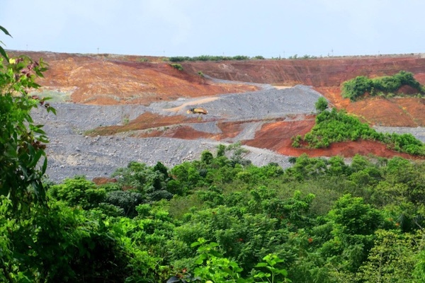 The Pueblo Viejo mine in the Dominican Republic. Photo by Rineke Coumans/MiningWatch Canada.