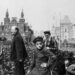 Lenin speaking in Moscow's Red Square on May Day, 1919