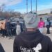 Feb. 7, Lincoln Heights, Ohio – residents of historically Black community converge to drive out armed neo-Nazi group waving swastika flags on I-75 overpass.