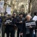 New York City retirees protest attempts to priviatize their Medicare.