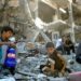 Palestinians after an Israeli air strike in the northern Gaza Strip [Photo by UN Photo/Shareef Sarhan / CC BY-NC-ND 2.0]
