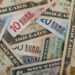 dollars and euros background