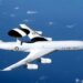 A USAF E-3 Sentry. An airborne warning and control system aircraft that provides all-weather surveillance, command, control, and communications needed by commanders of US and NATO. Photo: USAF/File photo.