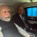 Prime Minister Narendra Modi and Russian President Vladimir Putin share the latter’s limo to have a 50-minute conversation en route to the venue of their bilateral meeting, Tianjin, China, September 1, 2025