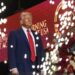 President Donald Trump arrives to speak at a memorial for fascist activist Charlie Kirk, Sunday, Sept. 21, 2025, at State Farm Stadium in Glendale, Arizona. [AP Photo/Julia Demaree Nikhinson]